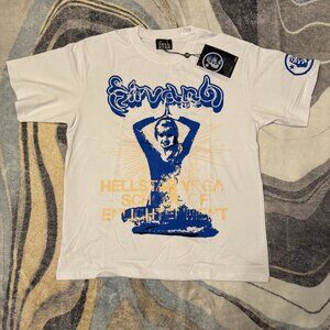 Hellstar Yoga School Of Enlightenment White T-Shirt Men’s Size Large